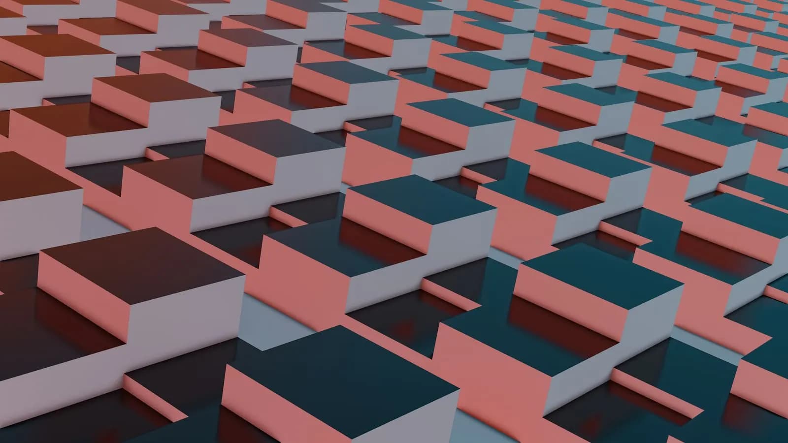 Contemporary three-dimensional geometric pattern